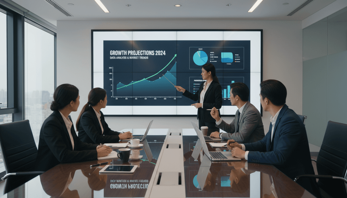 Equipo financiero profesional trabajando en organización de procesos