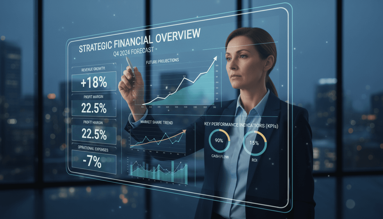 Dashboards estratégicos con presupuestos y proyecciones financieras